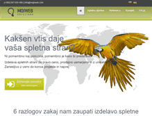 Tablet Screenshot of mojeweb.com